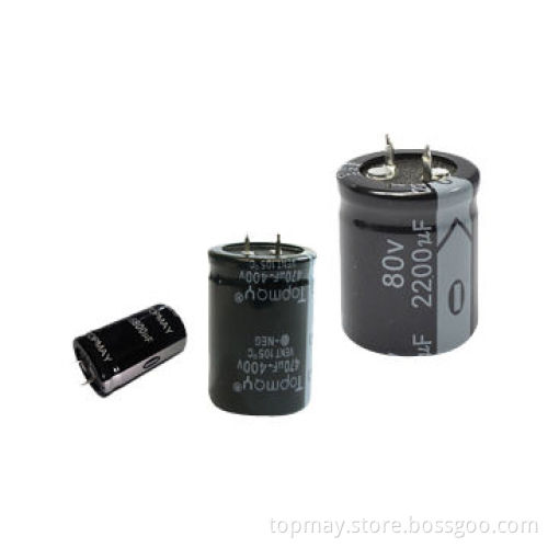 Aluminum Electrolytic Capacitors with 6.3 to 450V Voltage, Used in Power Supplies